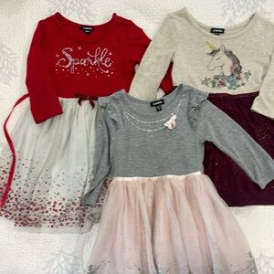 3 Zunie Dresses with Flowy Tulle Skits!